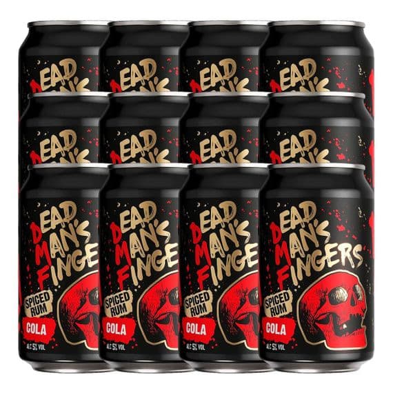 Dead Mans Fingers | Spiced Rum & Cola Mix | Cans | 5% | 12 x 330ml | Case | Buy Online Now!