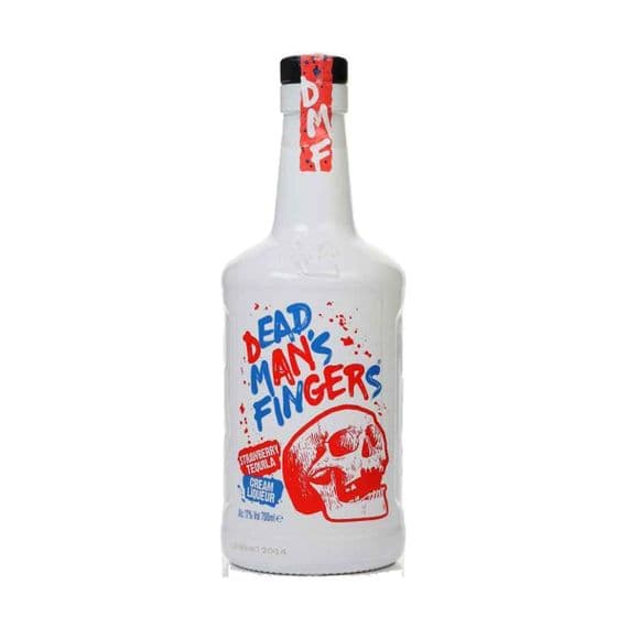 Dead Mans Fingers | Strawberry | Tequila | Cream Liqueur | 17% | 70cl | Buy Online Now! | UK's Cheapest!