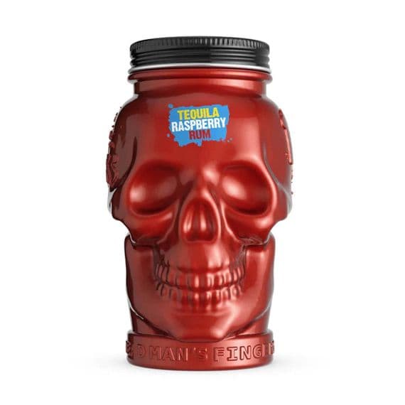 Dead Mans Fingers | Tequila Raspberry Rum | Skull Jar | 37.5% | 50cl | Buy Online Now!