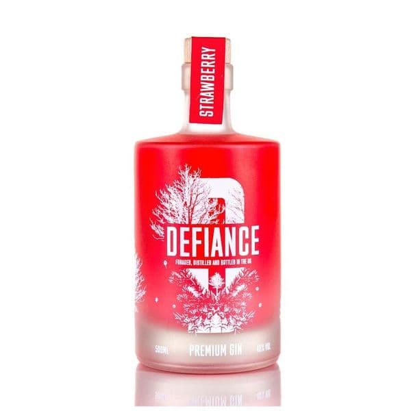 Defiance British Strawberry Gin 50cl | Buy Online Now!