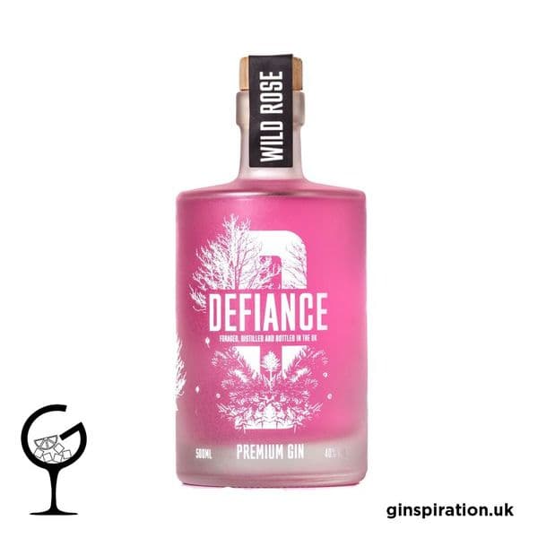 Defiance Wild Rose Gin 50cl | Ginspiration.uk