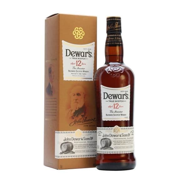 Dewar's 12 Year Old The Ancestor Double Aged Blended Whisky 70cl | Ginspiration.uk