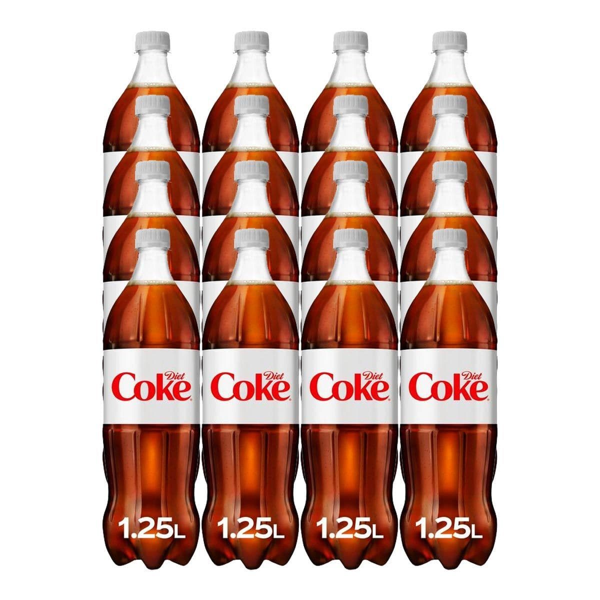 Diet Coke Bottles 1.25L x 12 Case Buy Now Online!