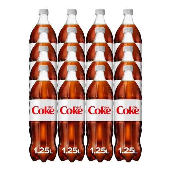 Diet Coke Bottles 1.25L x 12 Case Buy Now Online!