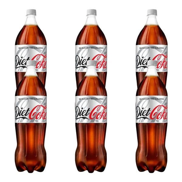 Diet Coke Bottles 6 x 2L Case (30/11/25)