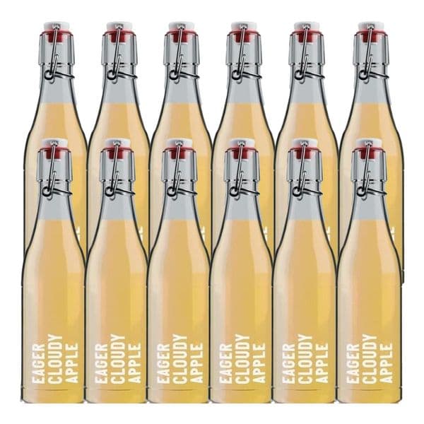 Eager Drinks Cloudy Apple Bottles 12 x 330ml Case