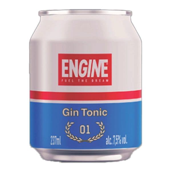 Engine Oil Gin & Tonic Cans 12 x 237ml Case | Buy Now Online!