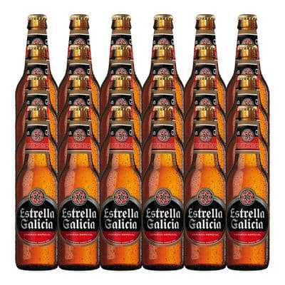 Estrella Galicia Cerveza | Lager | Bottles | 24 x 330ml | Case