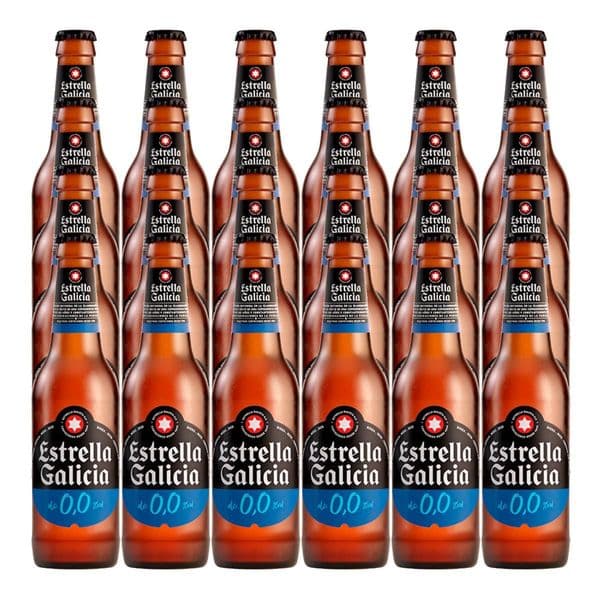 Estrella Galicia Non-Alcoholic Beer 24 x 330ml Case - FEB 26