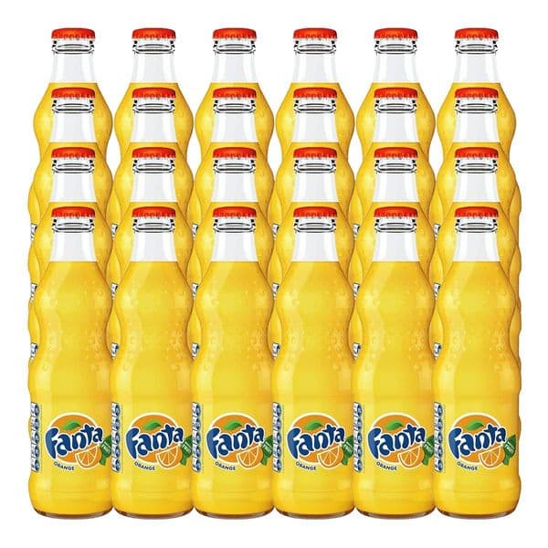 Fanta Orange Glass Bottle 24 x 330ml Case | Buy Now Online!