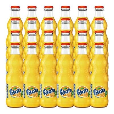 Fanta | Orange | Glass Bottles | 330ml x 24 | Case