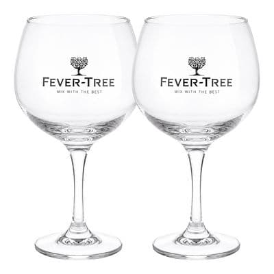 Fever Tree | 2 x | Copa Balloon | Gin Glasses | 600ml