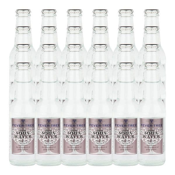 Fever Tree Soda Water NRB 200ml x 24 (Case) | Ginspiration.uk