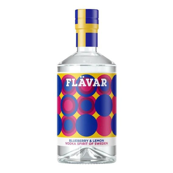 Flavar | Blueberry & Lemon | Vodka Spirit | 21% | 70cl | Buy Online Now!
