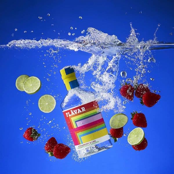 Flavar | Strawberry & Lime | Vodka Spirit | 21% | 70cl | Buy Online Now!