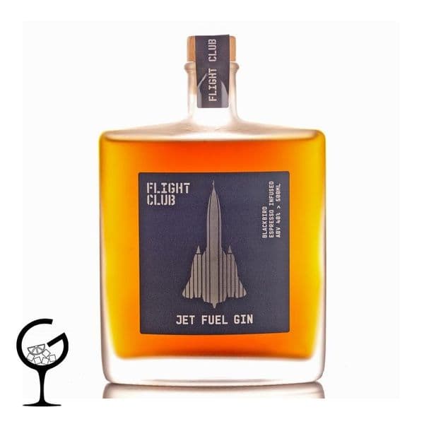 Flight Club Jet Fuel Expresso Blackbird Gin 50cl | Buy Now Online!