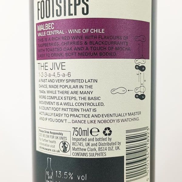 Footsteps Malbec Red Wine 75cl | Buy Online Now!