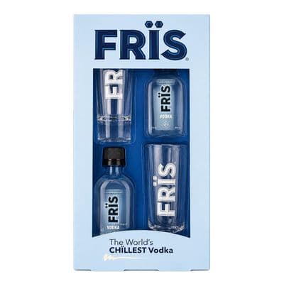 Fris | Freeze Filtered | 2 Shot Glass Mini Gift Set | Vodka | 37.5% | 5cl