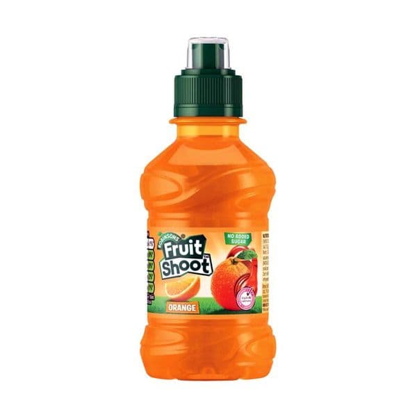 Fruit Shoot Orange No Added Sugar Bottles 24 x 200ml Case | Buy Now Online!