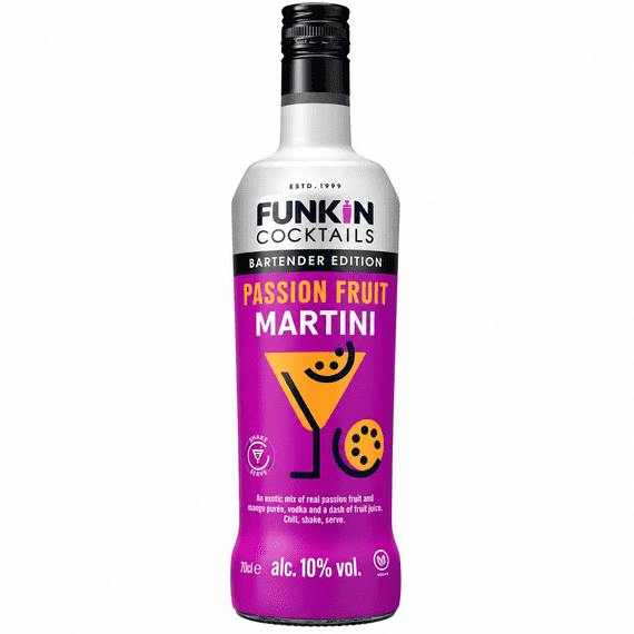 Funkin | Passion Fruit | Martini | 10% | 70cl | 03/24 | Buy Online Now!