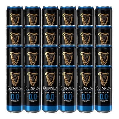 Guinness | Draught | Alcohol Free | Micro Draft Cans | Stout | 0.05% | 24 x 558ml | Case