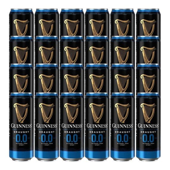Guinness | Draught | Alcohol Free | Micro Draft Cans | Stout | 0.05% ...