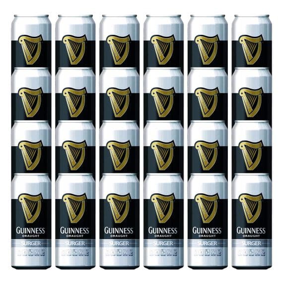 Guinness | Original | Draught | Surger | Cans | 4.1% | 24 x 520ml | Case | Buy Online Now!