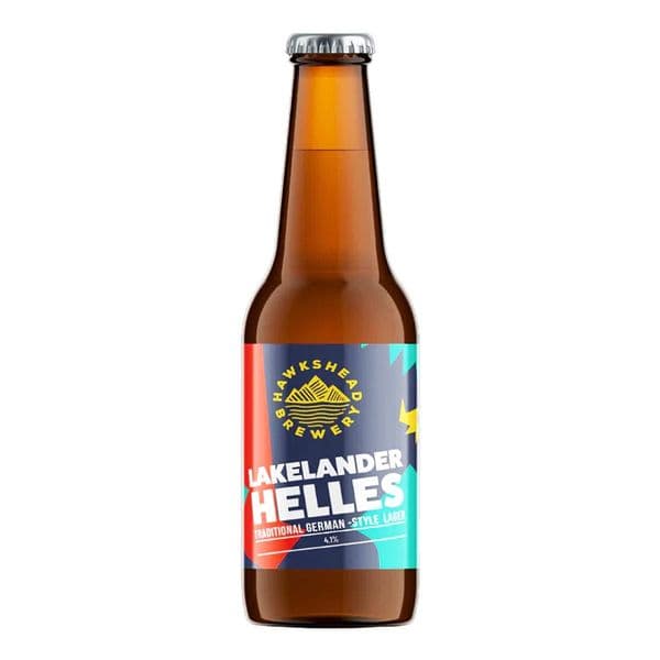 Hawkshead Lakelander Helles Lager Bottles 12 x 330ml Case | Buy Online Now!