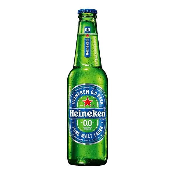 Heineken Zero Alcohol Beer Bottle 24 x 330ml Case | Buy Now Online
