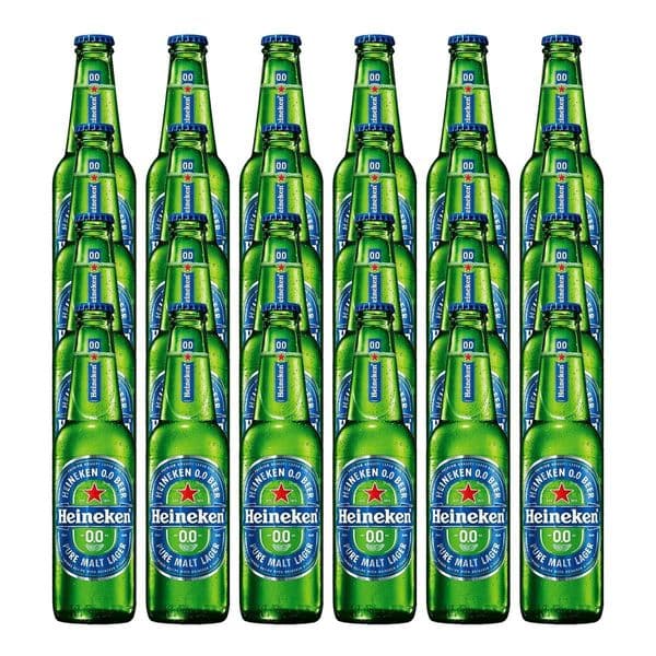 Heineken Zero Alcohol Beer Bottle 24 x 330ml Case | Buy Now Online