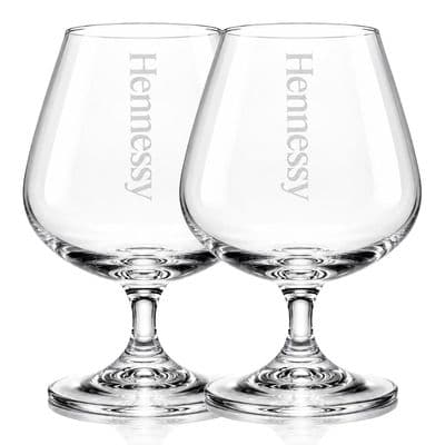 Hennessy Cognac | 2 x | Chalice Tumbler | Brandy Glasses| 400ml