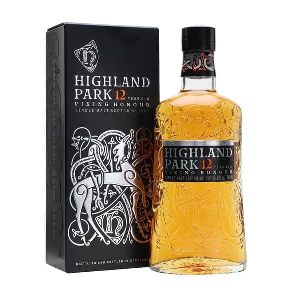 Highland Park 12 Year Old Viking Honour Single Malt Whisky 70cl | Ginspiration.uk