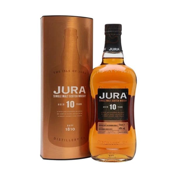 Isle of Jura 10 Year Old Single Malt Whisky 70cl | Ginspiration.uk