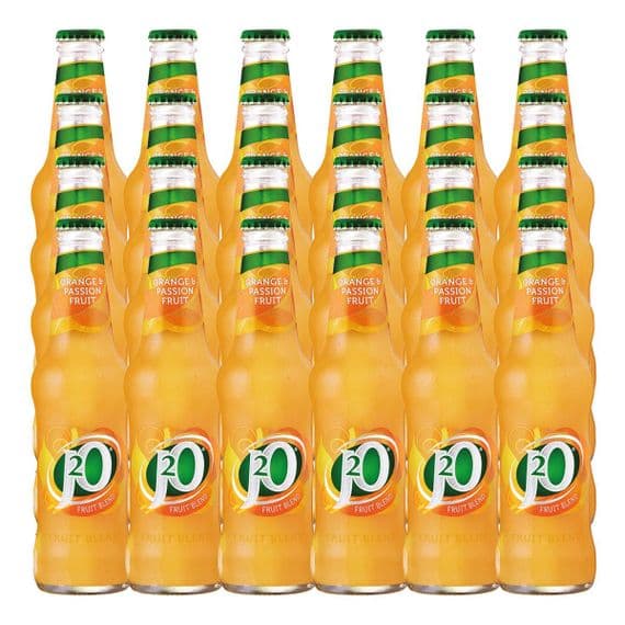 J20 | Orange & Passion Fruit | Bottles | 275ml x 24 | Case | Buy Now Online!