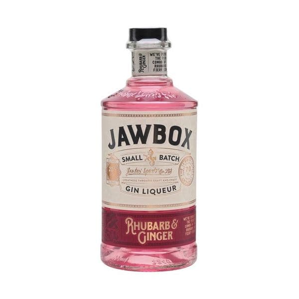 Jawbox Rhubarb & Ginger Gin Liqueur 70cl | Buy Online Now!
