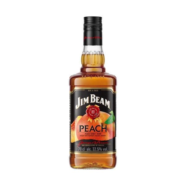 Jim Beam Peach Whiskey Spirit Drink 70cl | Buy Online Now!