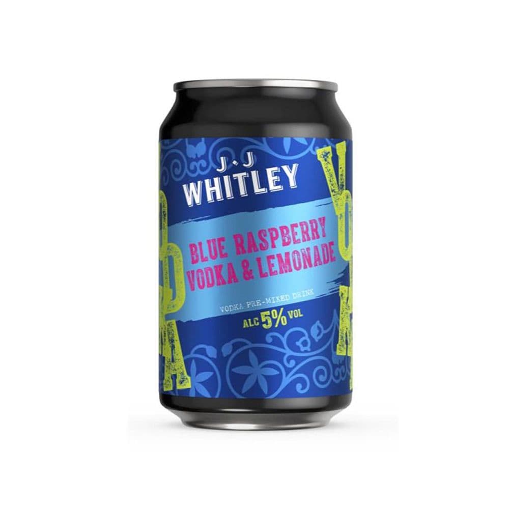 JJ Whitley Blue Raspberry Vodka & Lemonade Cans 330ml x 12 Buy Online