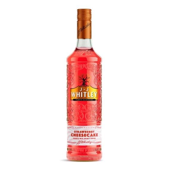 JJ  Whitley | Strawberry Cheesecake | Vodka Spirit | 20% | 70cl | Buy Online Now! | UK's Cheapest!