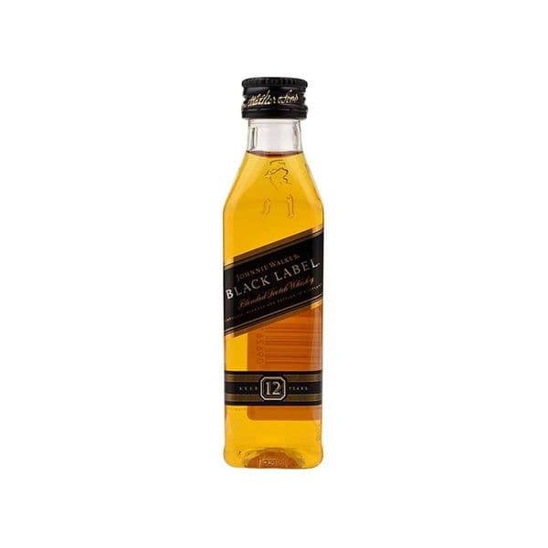 Johnnie Walker 12 Year Old Black Label Blended Whisky 5cl | Ginspiration.uk