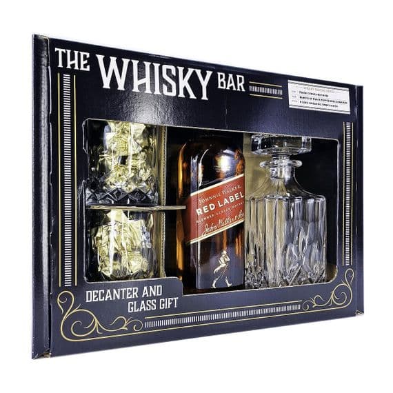 Johnnie Walker | Red Label | The Whisky Bar Decanter Gift Set | 40% | 70cl | Buy Now Online!