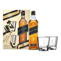 Johnnie Walker | Tumbler Gift Set | Black Label | Blended Scotch | Whisky | 40% | 70cl | Buy Now Online!
