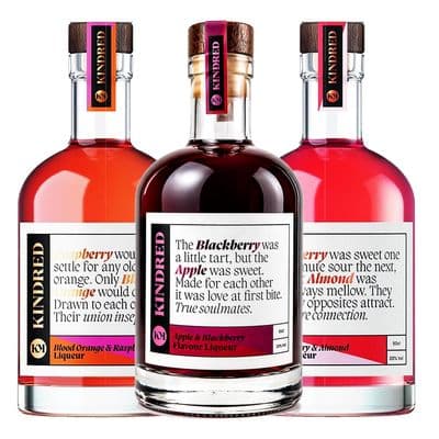 Kindred | 3 x | Bargain Bundle | Fruit Liqueur | 20% | 50cl