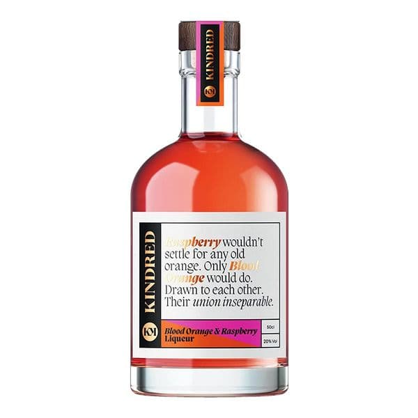 Kindred Blood Orange & Raspberry Flavour Liqueur 50cl | Buy Online Now!