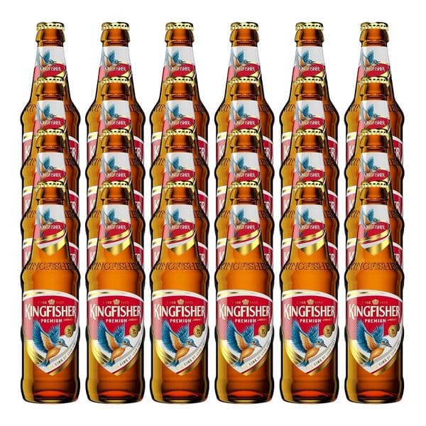 Kingfisher Lager Beer Bottles 24 x 330ml | Buy Online Now!