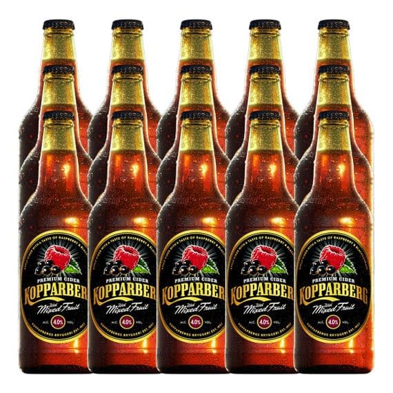Kopparberg | Mixed Fruit | Cider Bottles | 500ml x 15 | 4% |  Case | Buy Now Online!