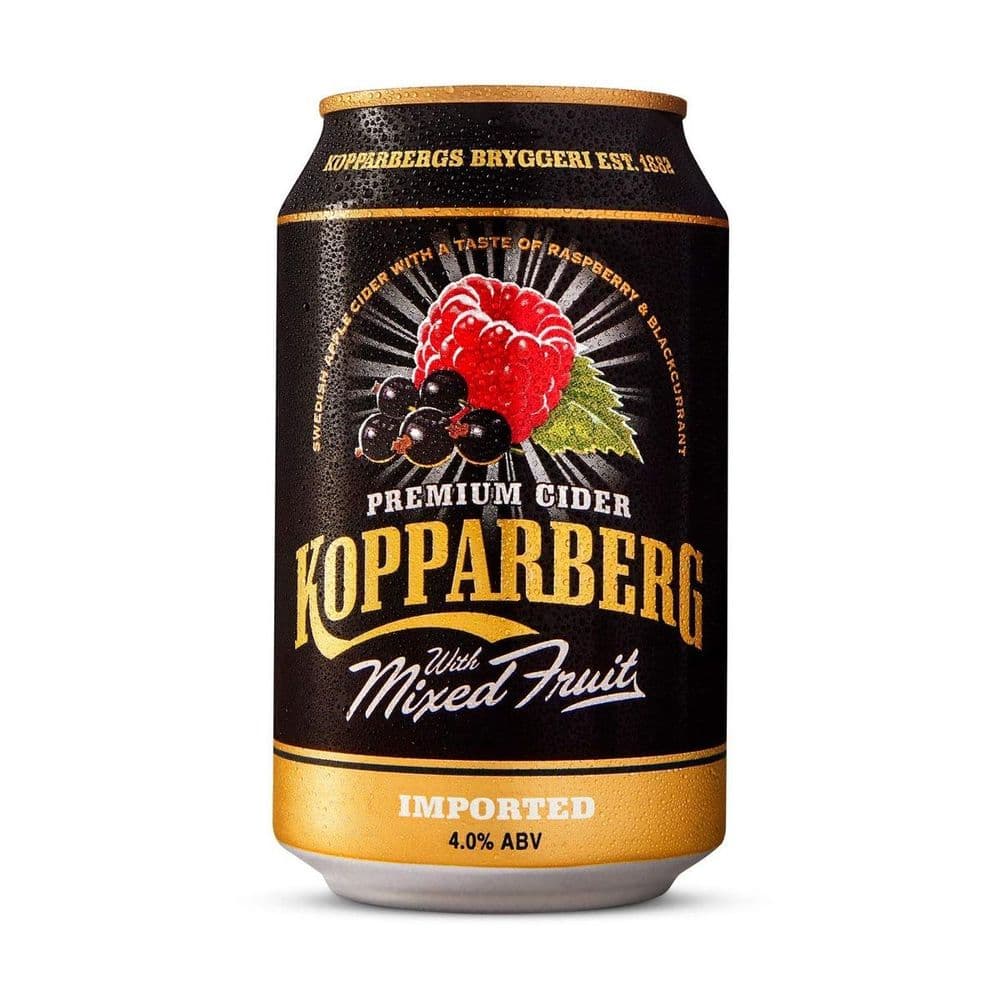 Kopparberg Mixed Fruit Cider Cans 24 x 330ml Case Buy Online Now!