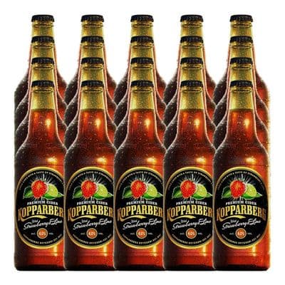 Kopparberg | Strawberry & Lime | Cider | Bottles | 500ml x 15 | 4% | Case
