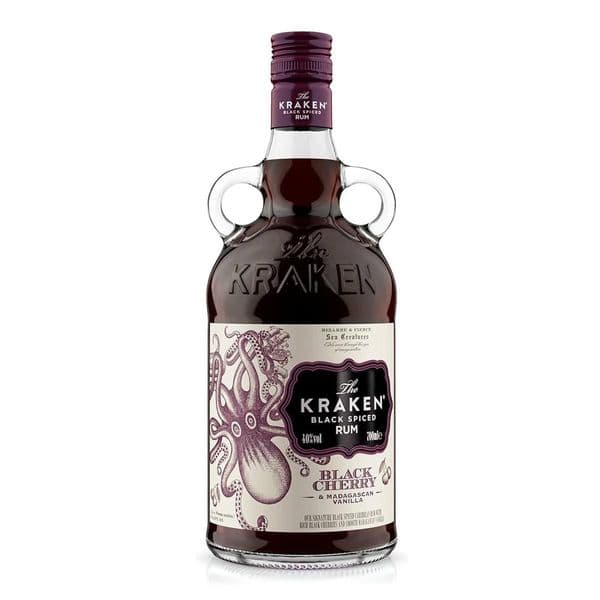Kraken Black Cherry & Madagascan Vanilla Black Spiced Rum 70cl | Buy Online Now!