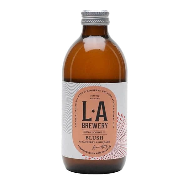 LA Brewery Non Alcoholic Strawberry & Rhubarb Blush Bottles 12 x 330ml Case | Buy Now Online!
