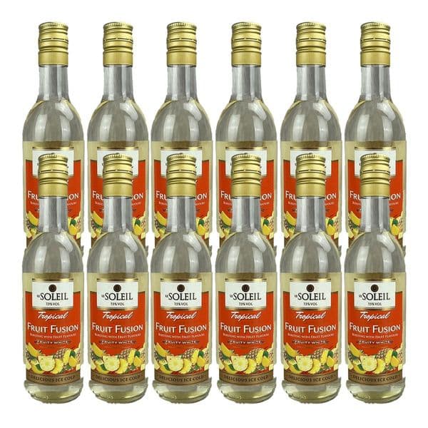 Le Soleil Tropical Fusion British Wine | 12 x 187ml Case | Buy Online Now!